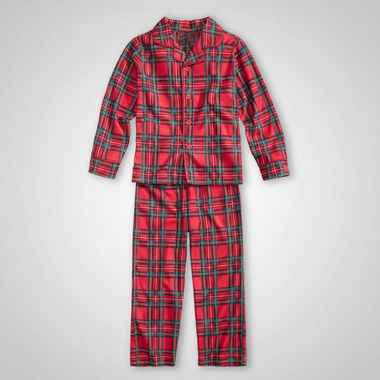 Classic Red Plaid Family Pajama Set