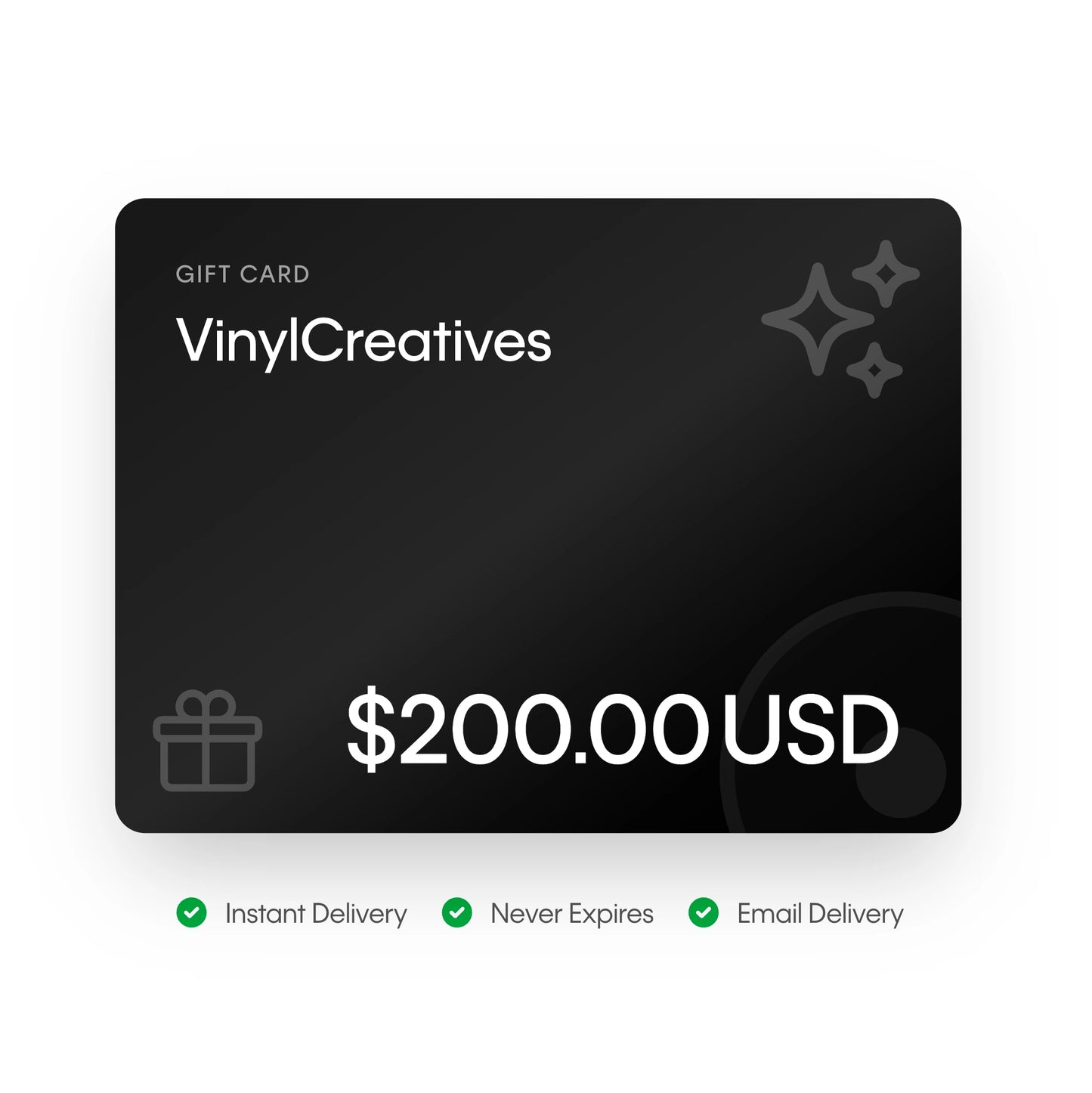 Vinyl Creatives Gift Card