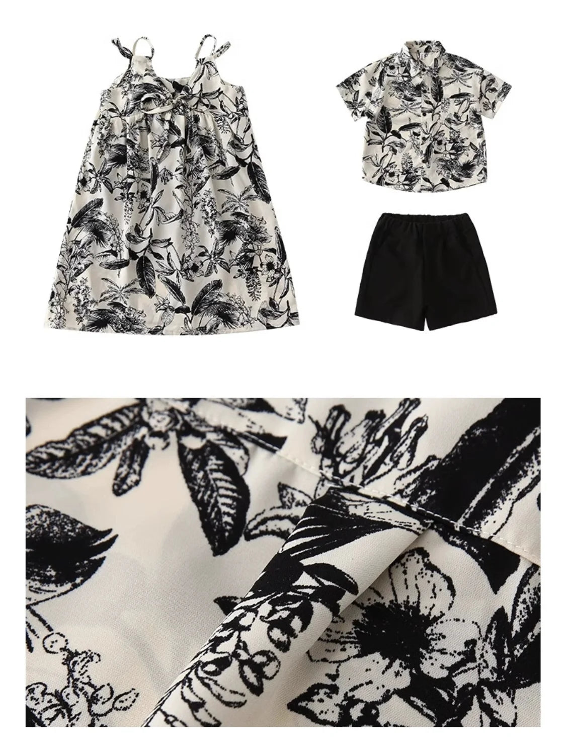 Tropical Harmony Matching Family Outfit Set
