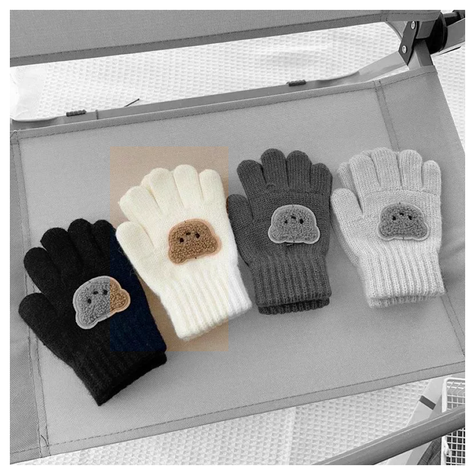 Teddy Knit Winter Gloves