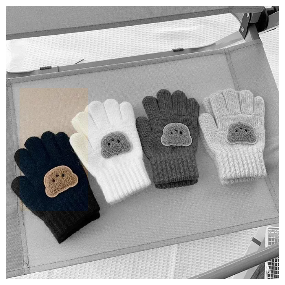 Teddy Knit Winter Gloves