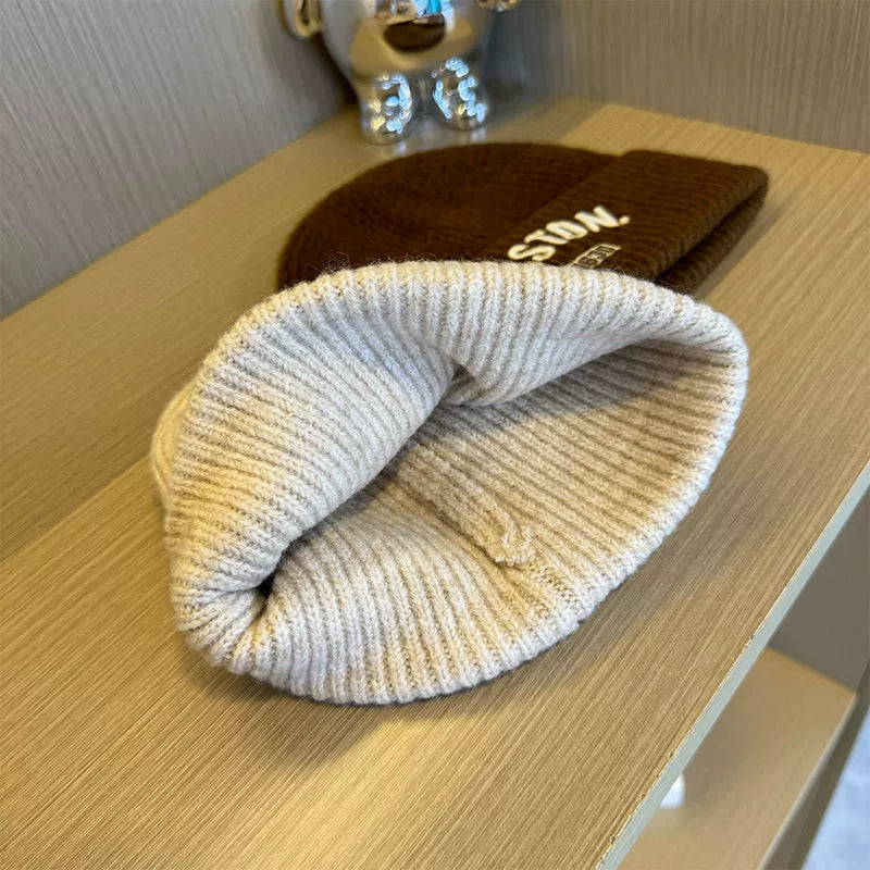 Boston Knit Beanie & Scarf Set