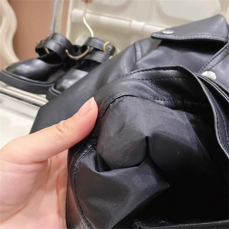 Arden Mini Faux Leather Jacket