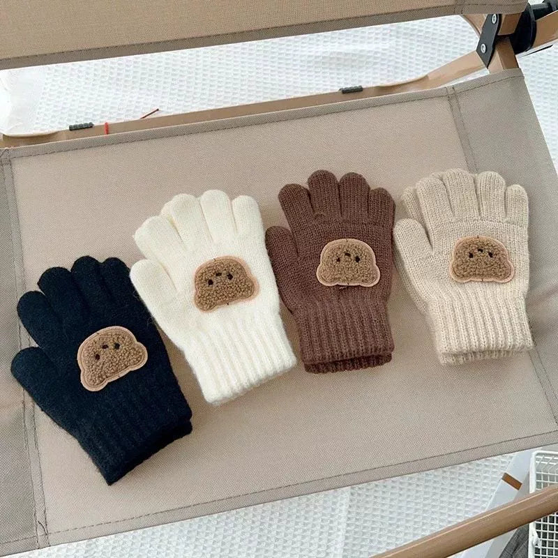 Teddy Knit Winter Gloves