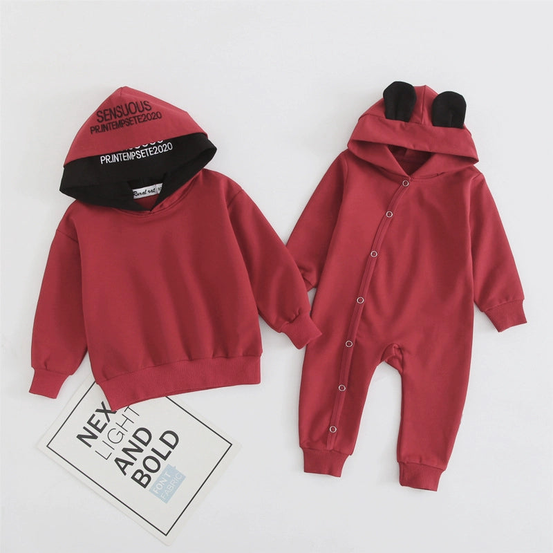 Red & Black “Ears Up” Family Matching Set