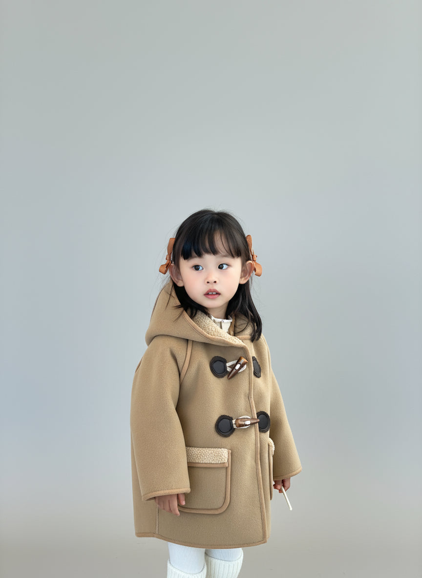 Classic Camel Duffle Coat