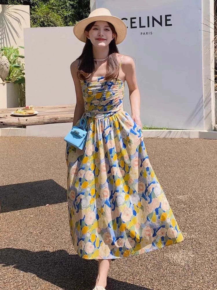 Golden Bloom Family Matching Outfit Set