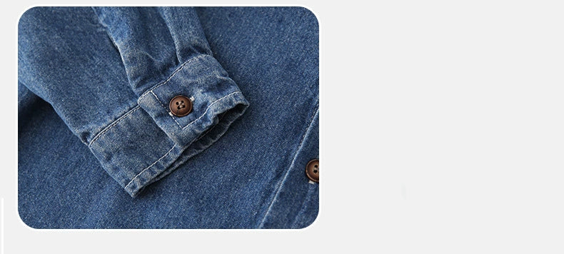 Urban Denim Matching Family Shirt Set