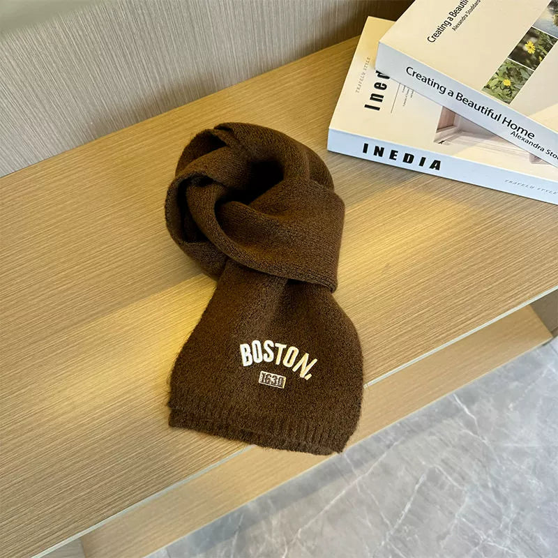 Boston Knit Beanie & Scarf Set