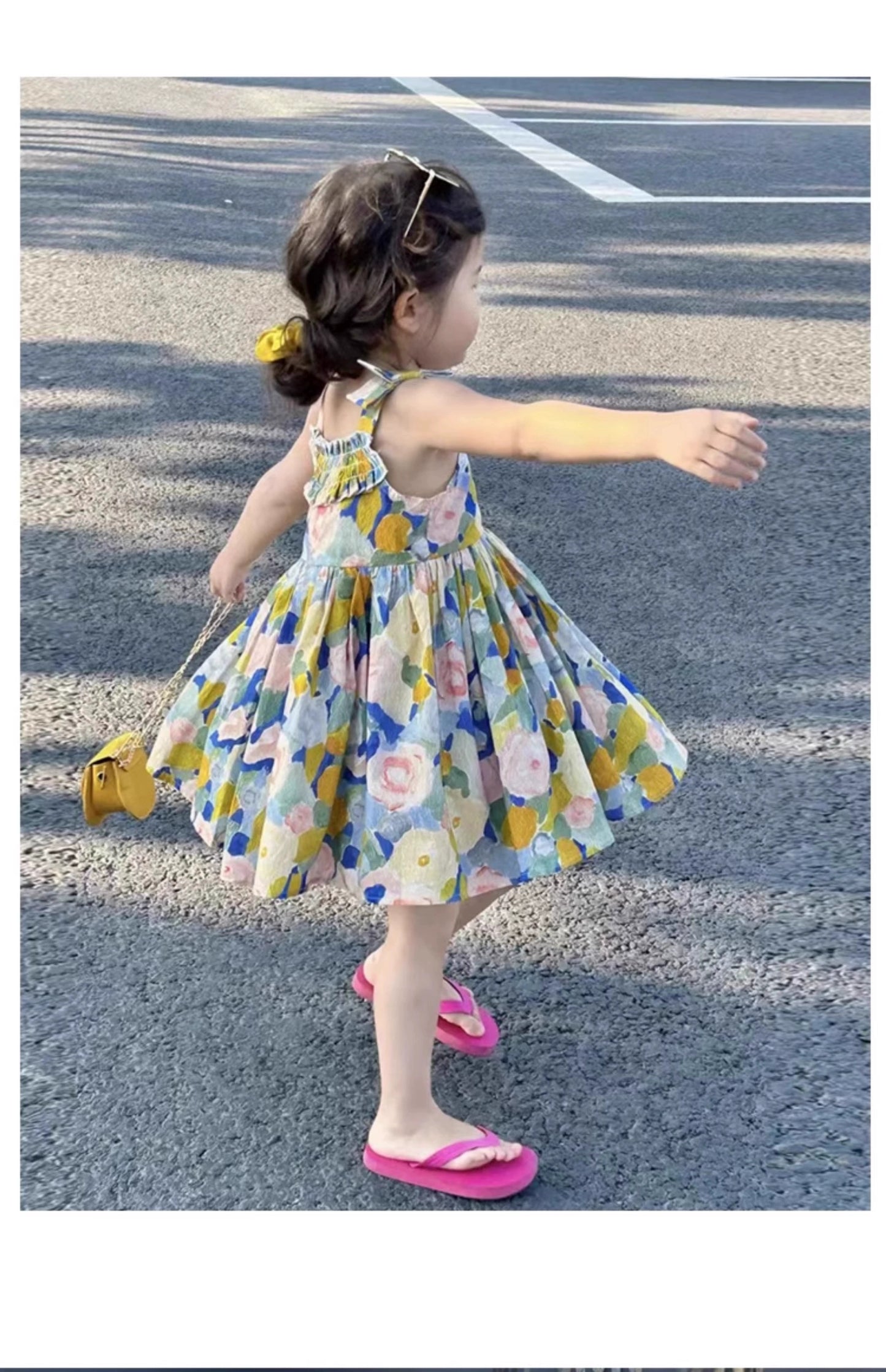 Golden Bloom Family Matching Outfit Set