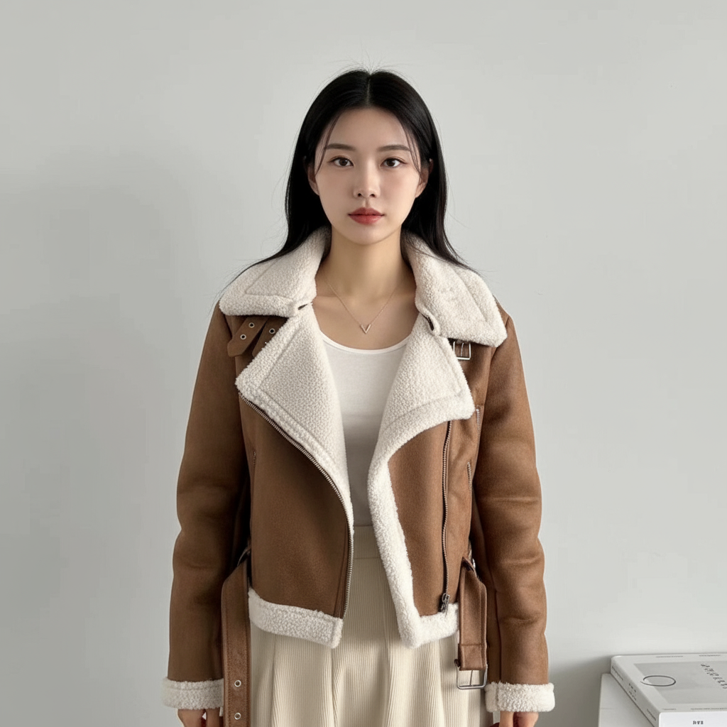 Aria Shearling Aviator Jacket