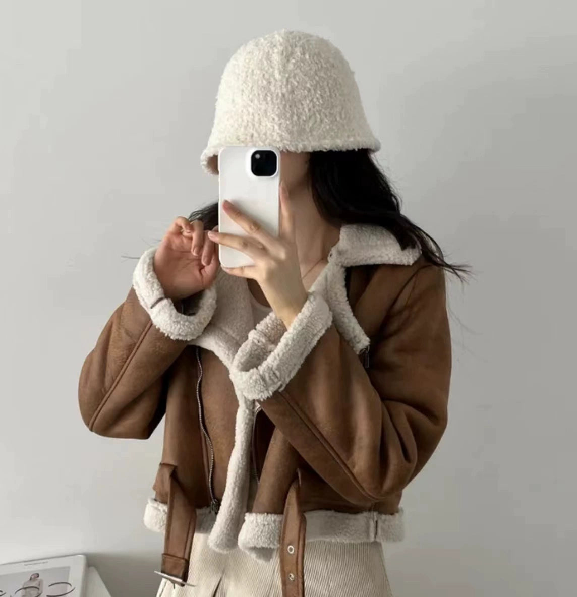 Aria Shearling Aviator Jacket