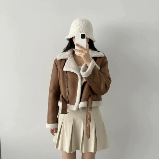 Aria Shearling Aviator Jacket