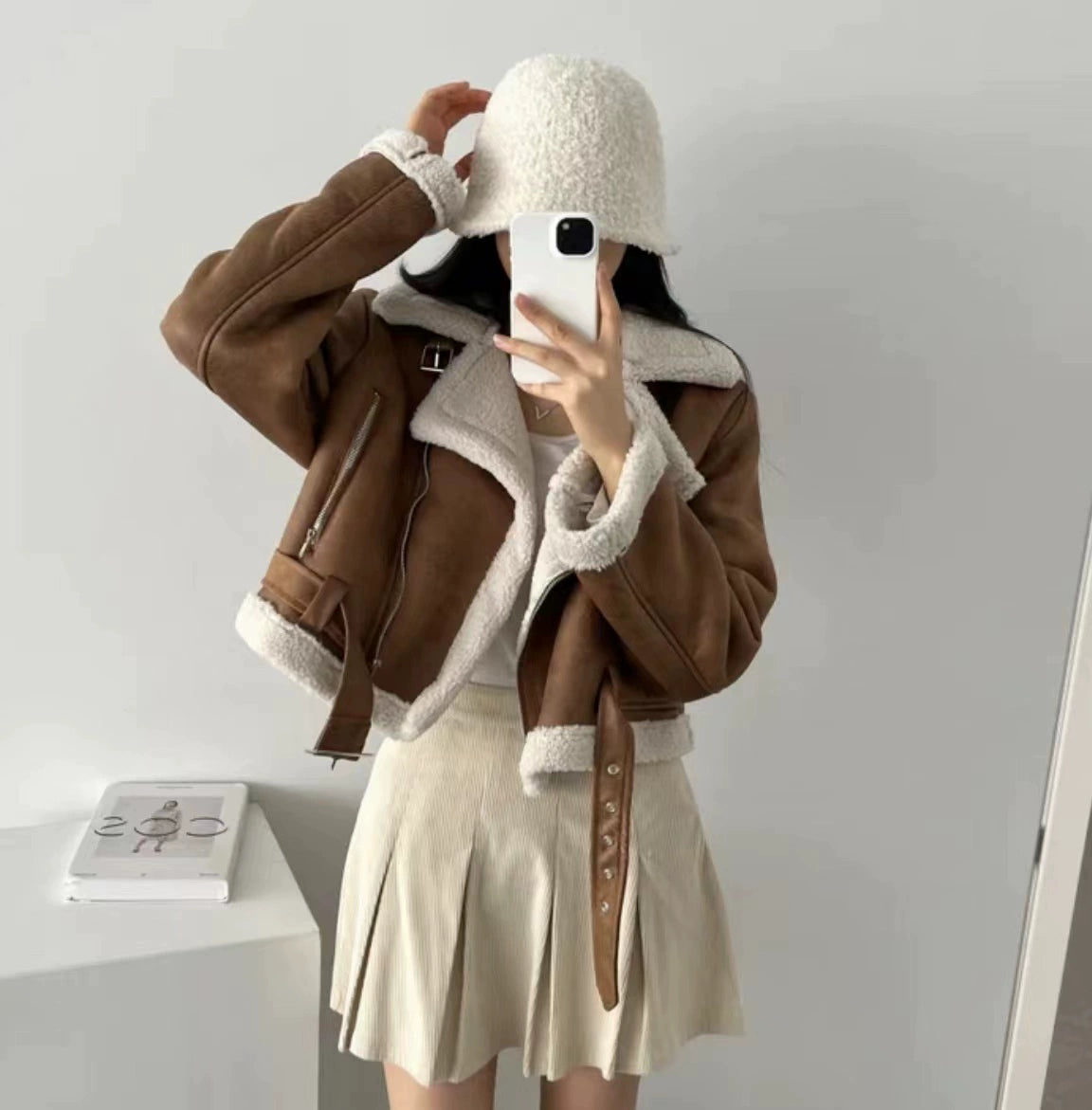 Aria Shearling Aviator Jacket
