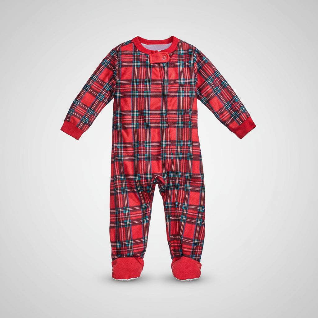 Classic Red Plaid Family Pajama Set