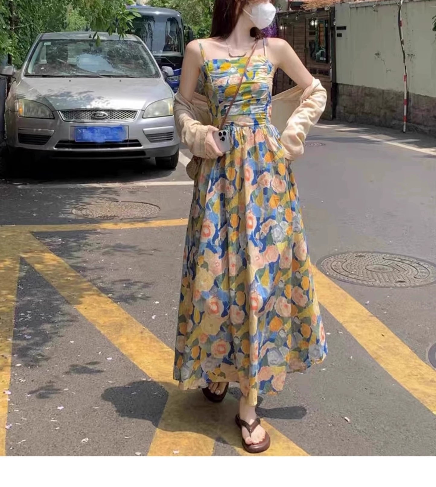 Golden Bloom Family Matching Outfit Set