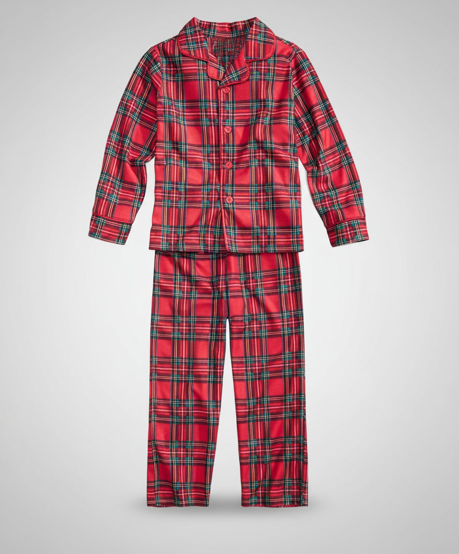 Classic Red Plaid Family Pajama Set