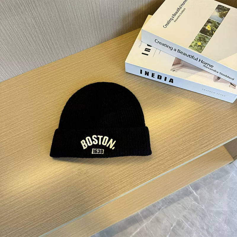 Boston Knit Beanie & Scarf Set