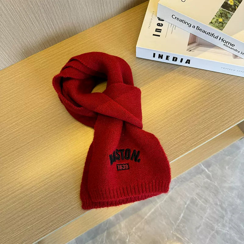 Boston Knit Beanie & Scarf Set