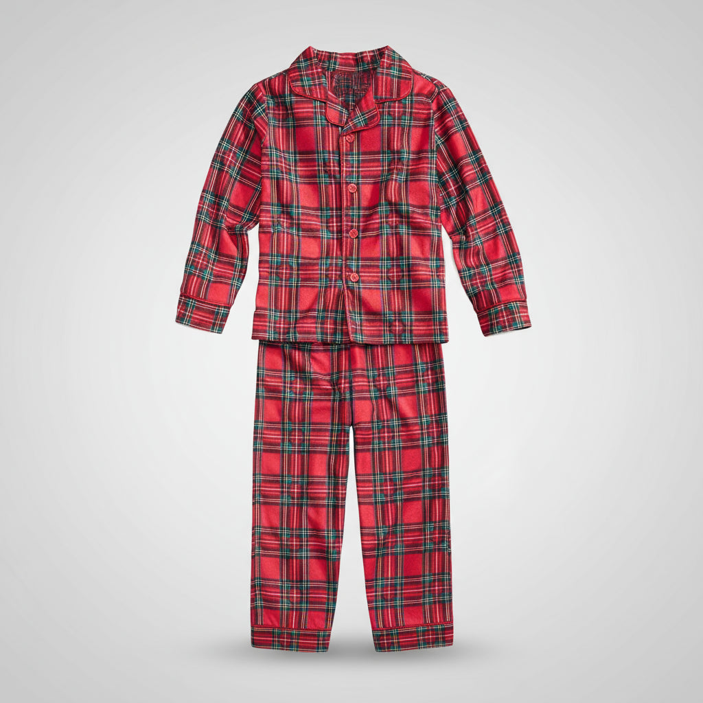 Classic Red Plaid Family Pajama Set