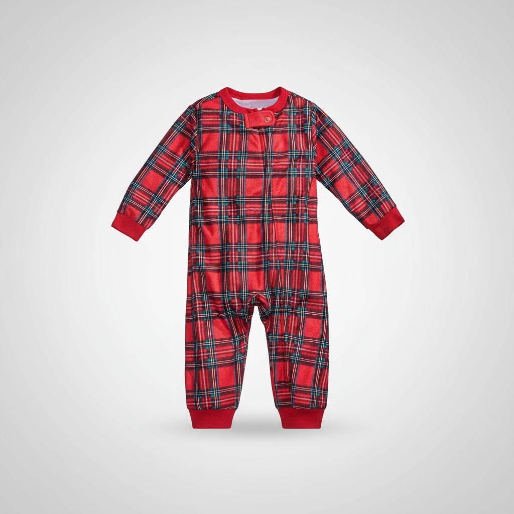 Classic Red Plaid Family Pajama Set