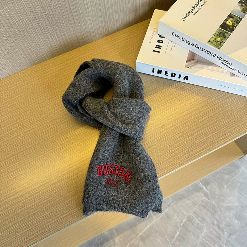 Boston Knit Beanie & Scarf Set