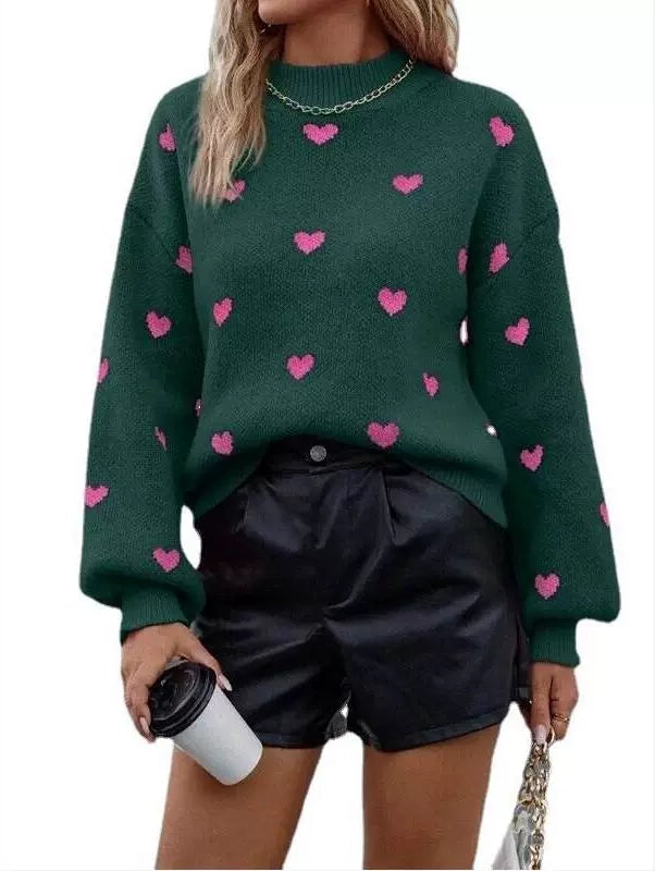 Celeste Heart Knit Sweater