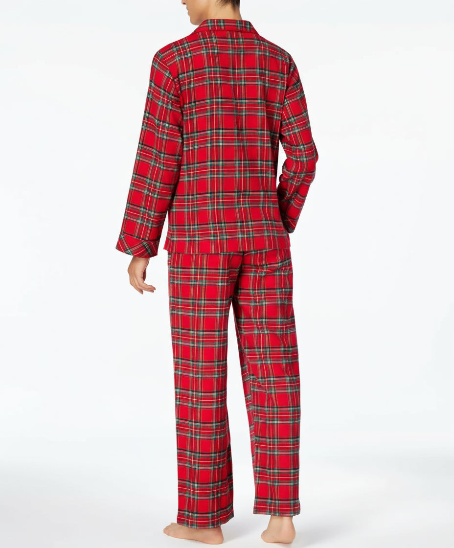 Classic Red Plaid Family Pajama Set