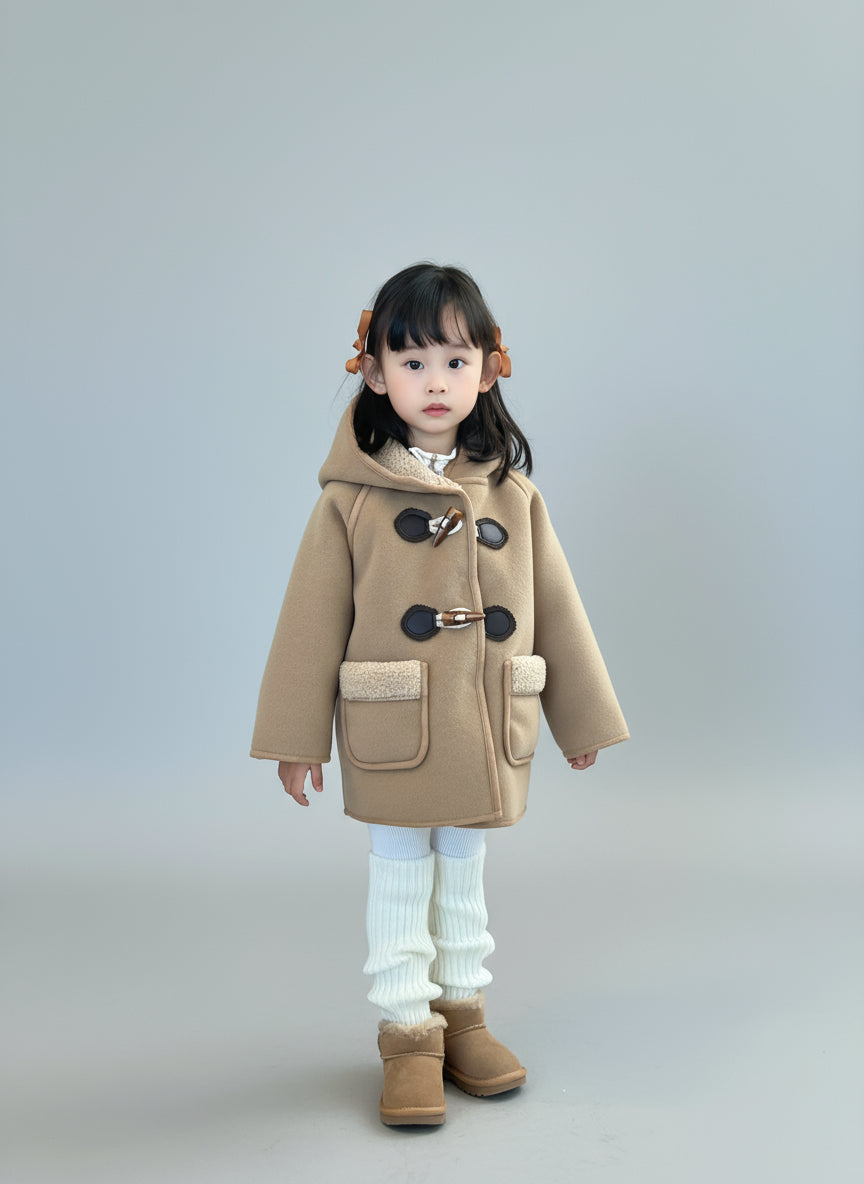 Classic Camel Duffle Coat