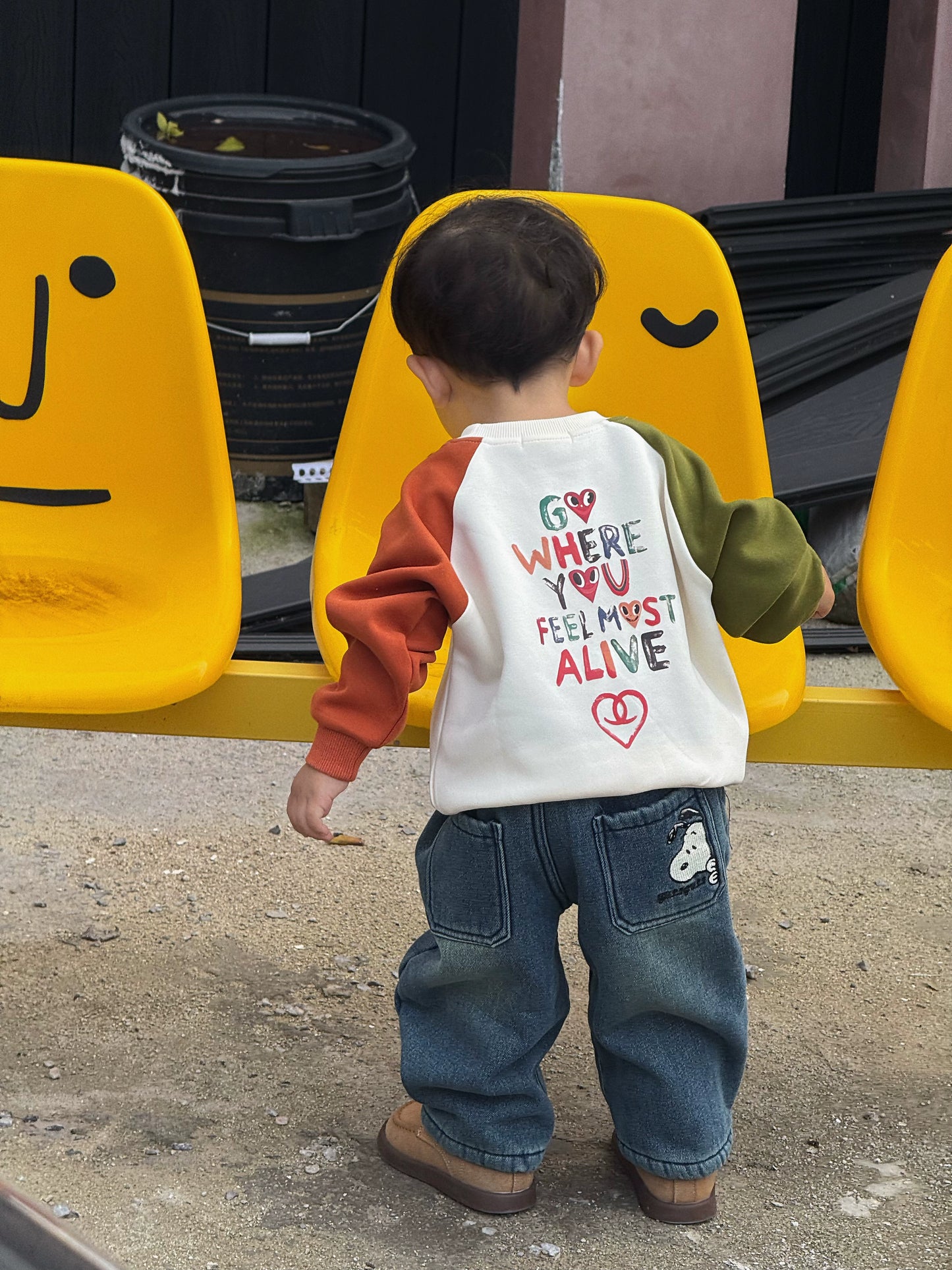 Go Where You Feel Most Alive Sweatshirt Set