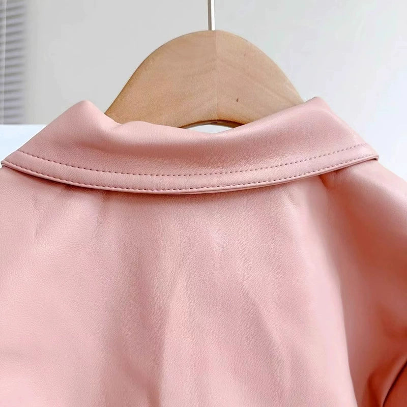 Arden Mini Faux Leather Jacket