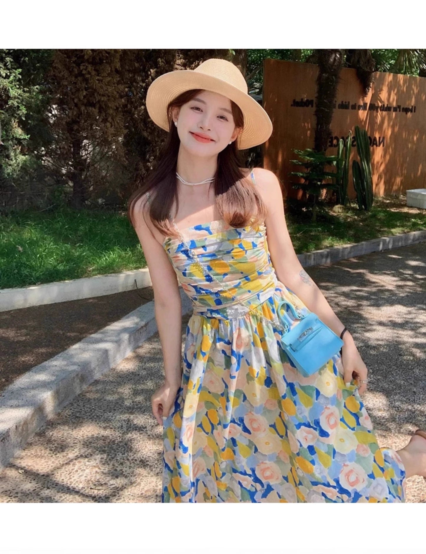 Golden Bloom Family Matching Outfit Set