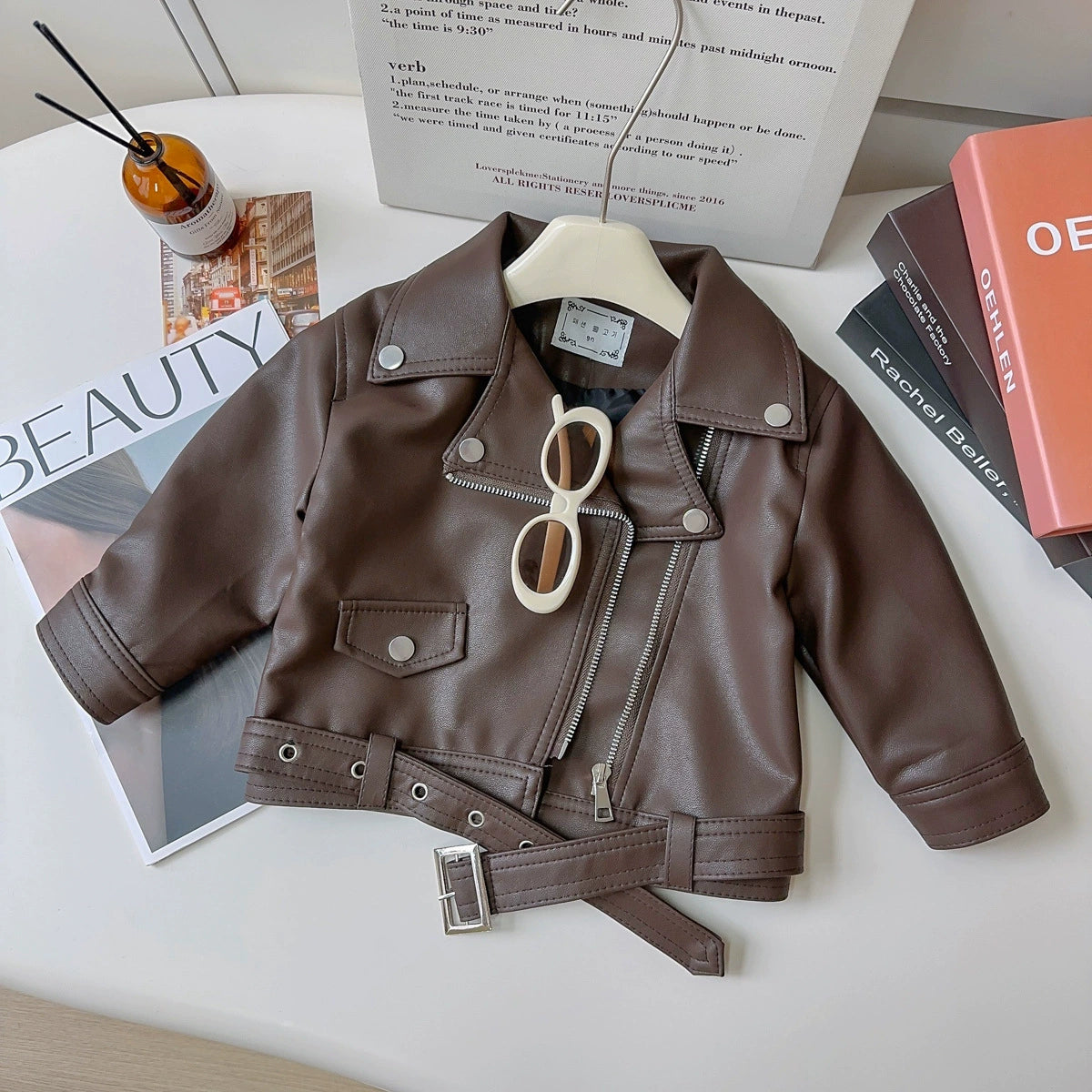 Arden Mini Faux Leather Jacket