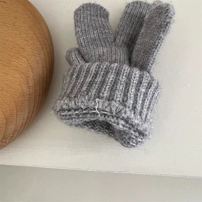 Teddy Knit Winter Gloves