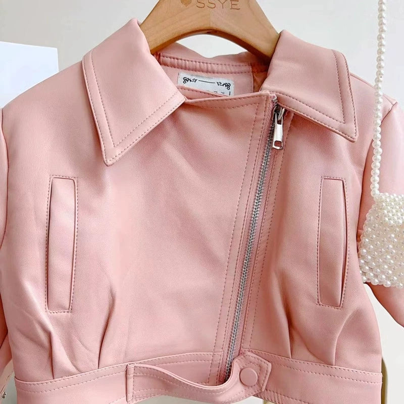 Arden Mini Faux Leather Jacket