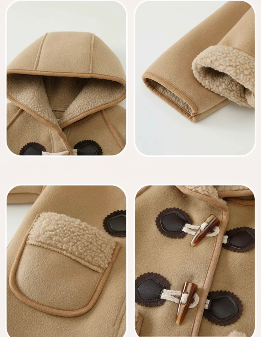 Classic Camel Duffle Coat