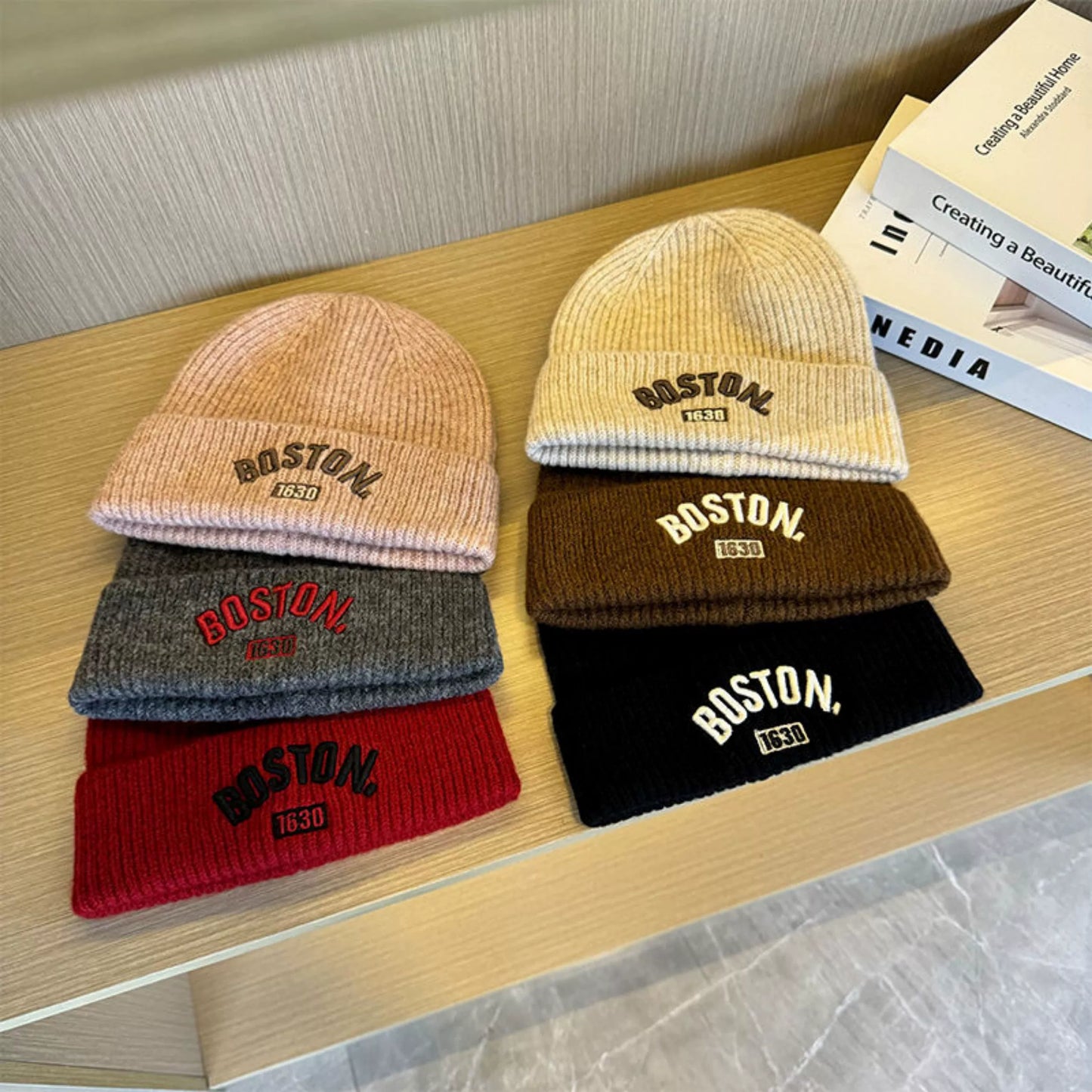 Boston Knit Beanie & Scarf Set