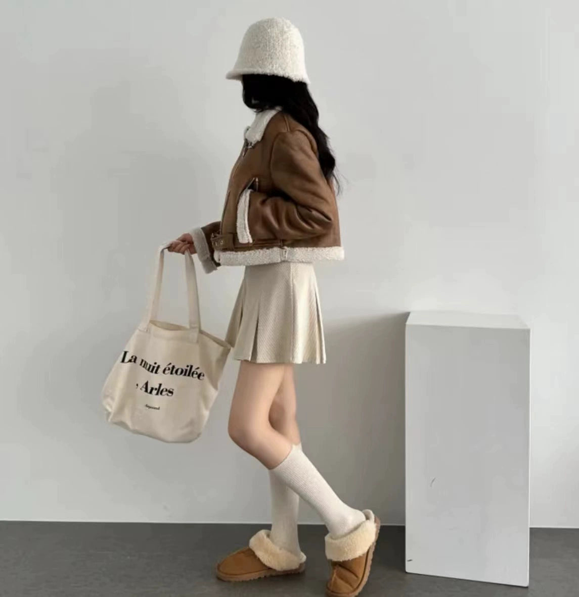 Aria Shearling Aviator Jacket