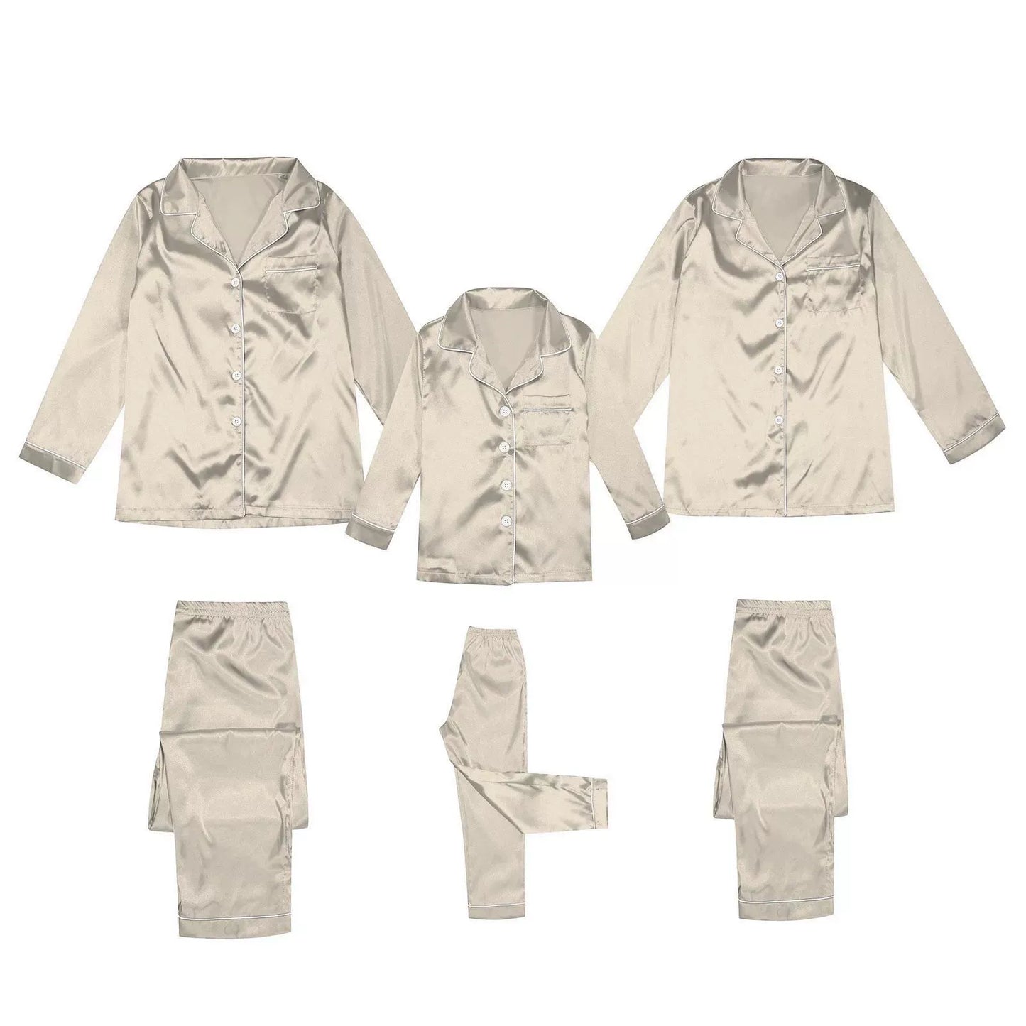 Holiday Satin Family Pajama Set