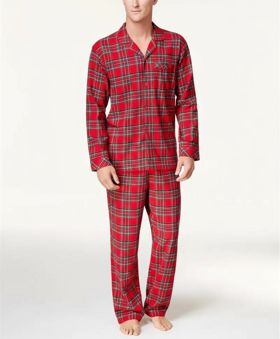 Classic Red Plaid Family Pajama Set