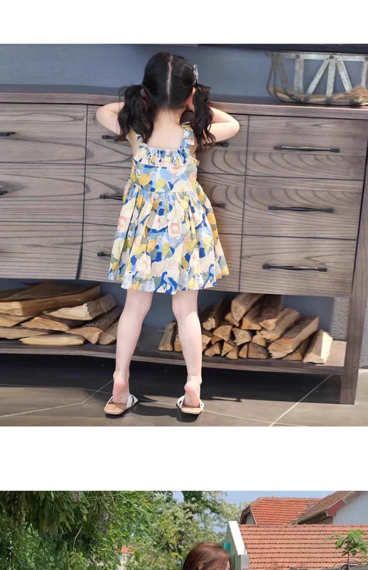 Golden Bloom Family Matching Outfit Set