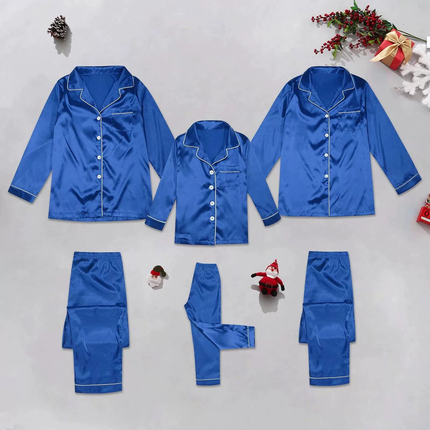 Holiday Satin Family Pajama Set