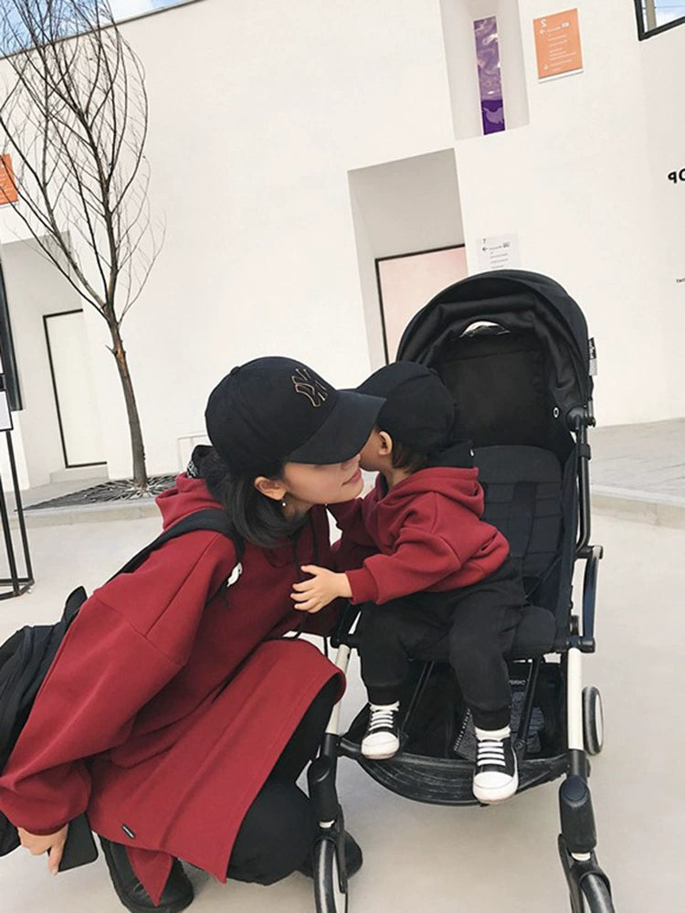 Red & Black “Ears Up” Family Matching Set