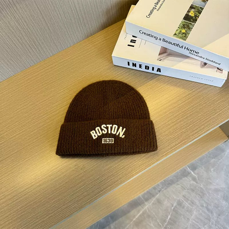 Boston Knit Beanie & Scarf Set