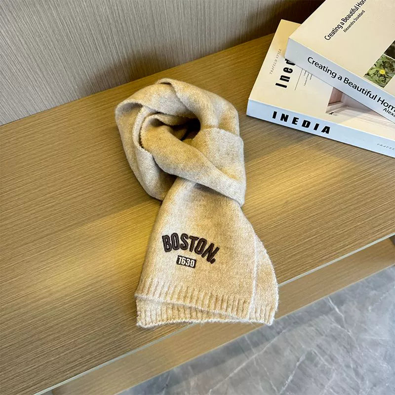 Boston Knit Beanie & Scarf Set