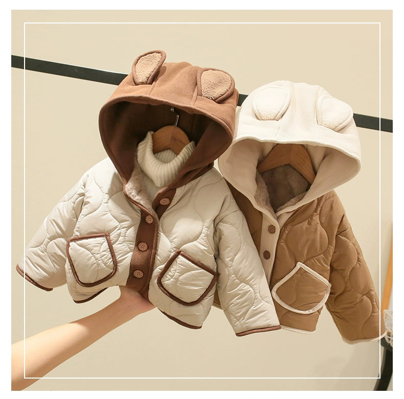Bear Ear Quilted Jacket