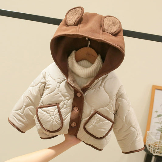 Bear Ear Quilted Jacket