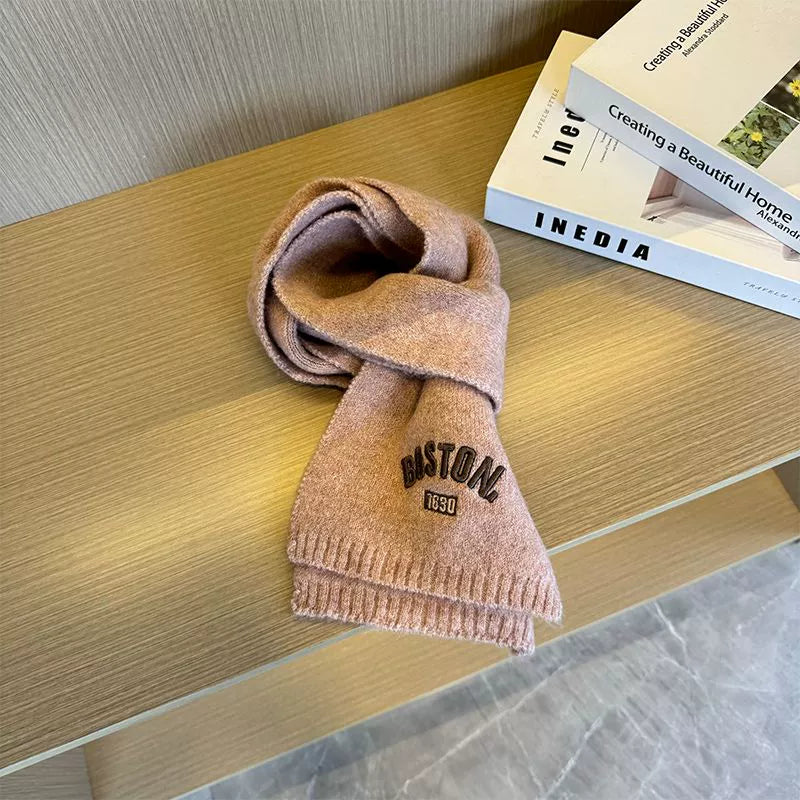 Boston Knit Beanie & Scarf Set