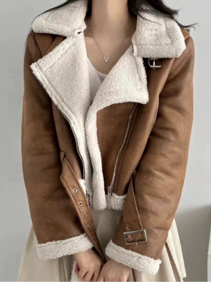 Aria Shearling Aviator Jacket