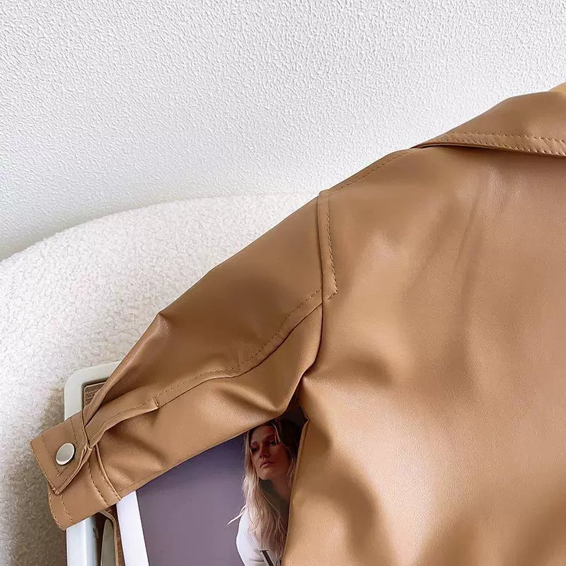 Arden Mini Faux Leather Jacket